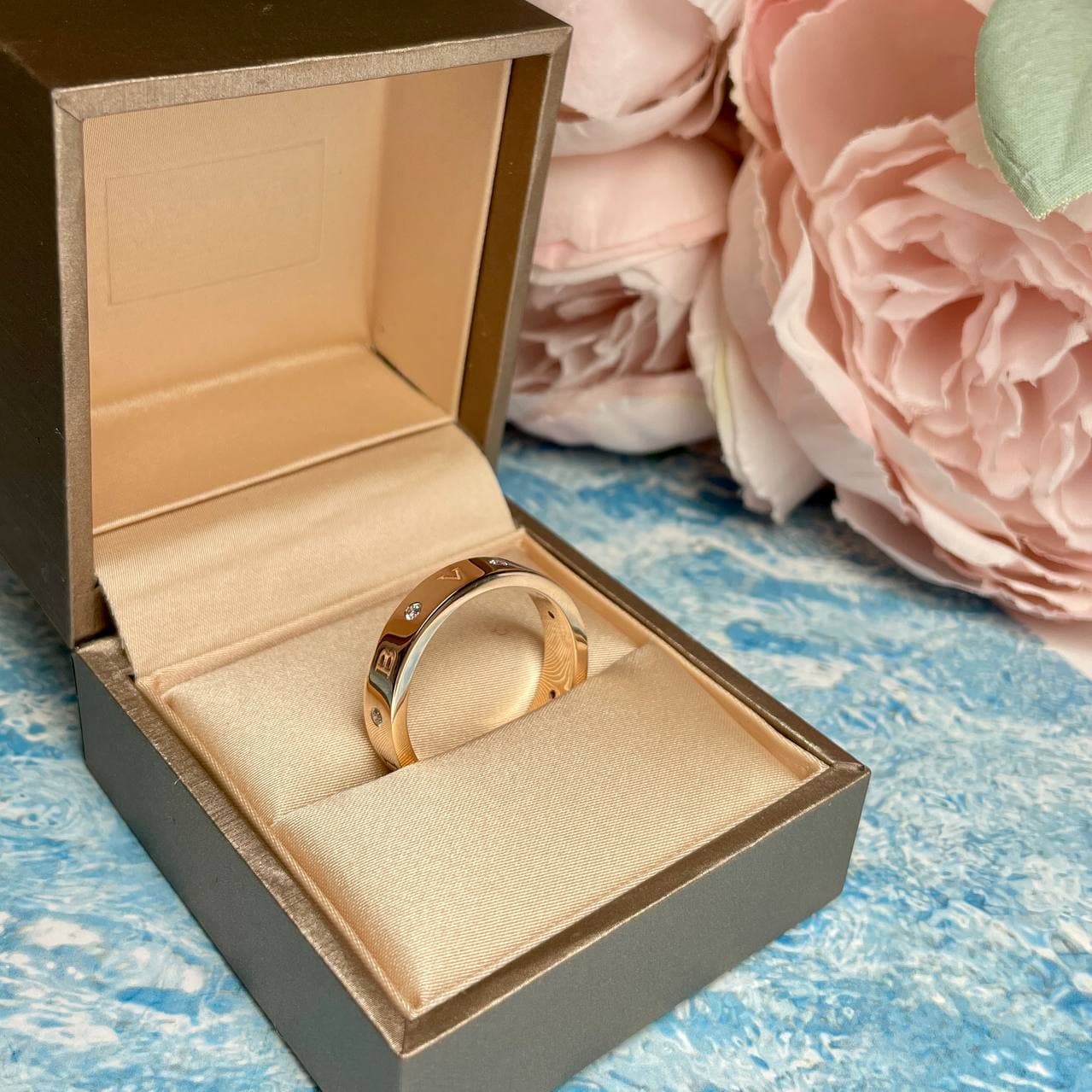 Кольцо Bulgari (розовое золото 585)