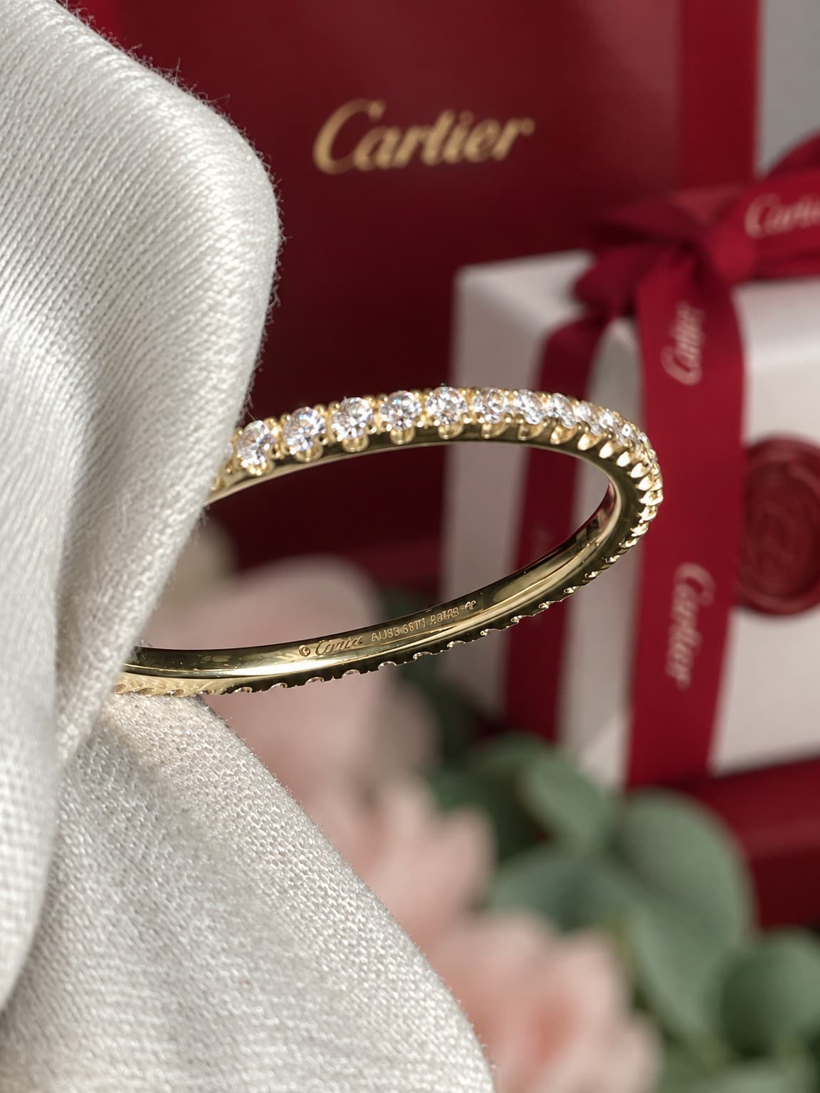 Кольцо Cartier Etincelle с бриллиантами 0,22ct 1,55mm — фото 3