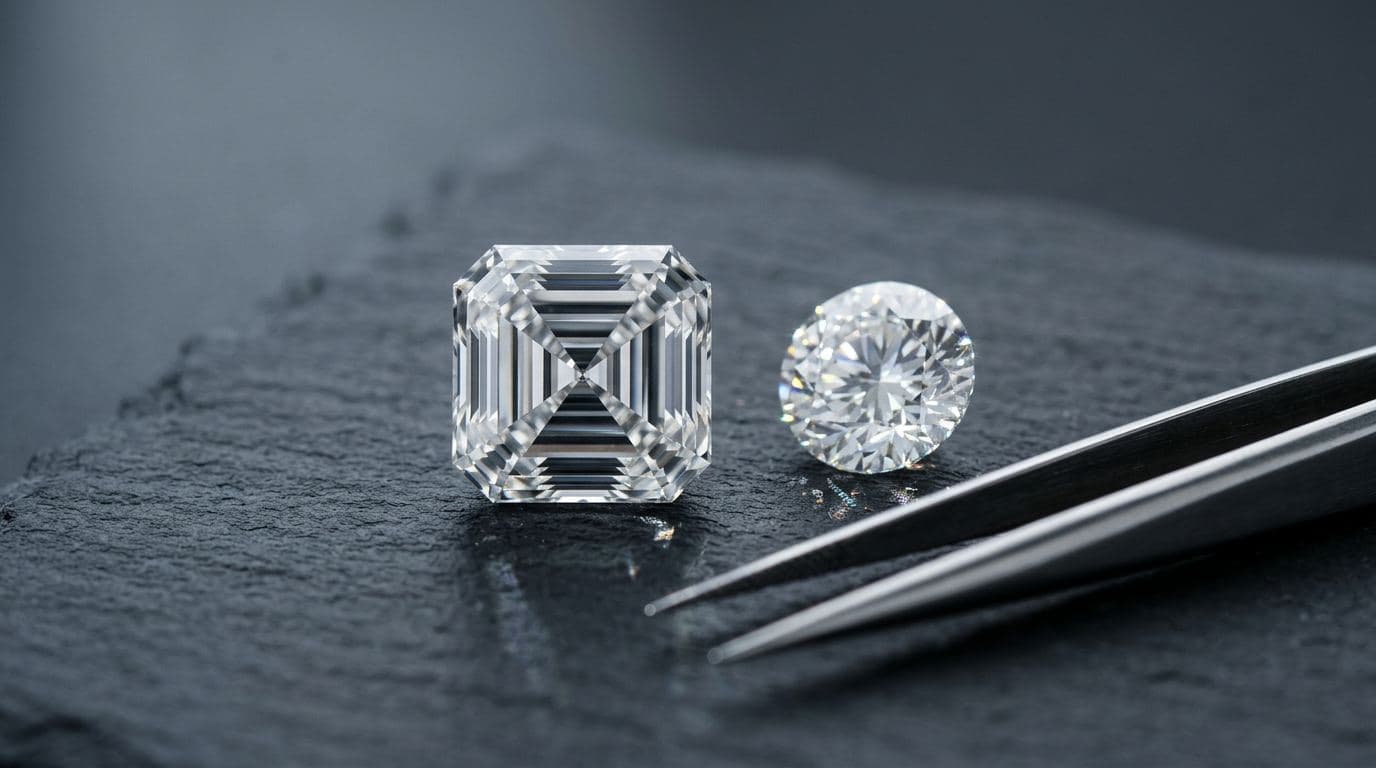 Именные огранки бриллиантов: Hearts on Fire и Asscher