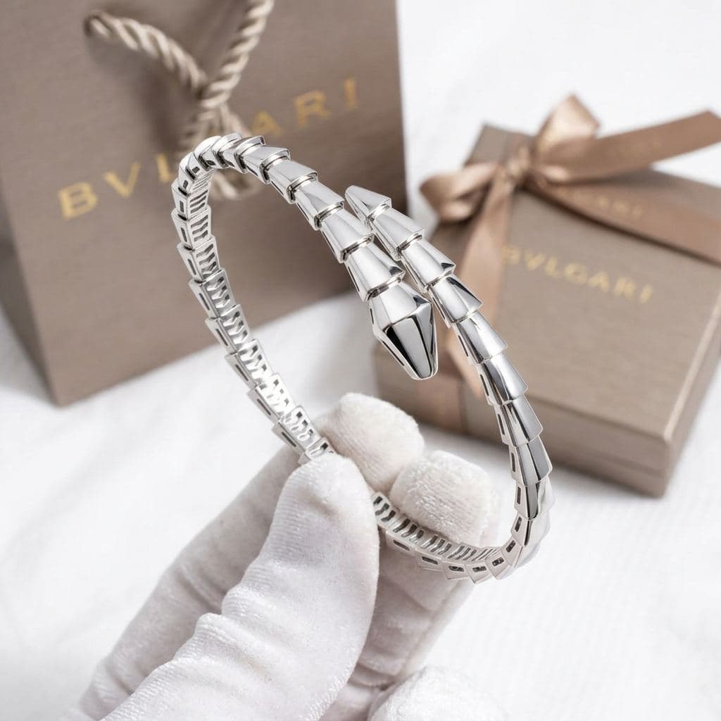 Bvlgari Serpenti Viper браслет из желтого золота с бриллиантами — фото 4