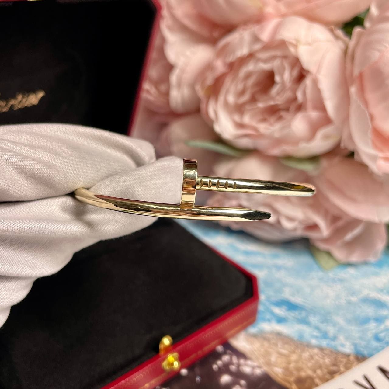 Браслет Cartier Juste Un Clou без бриллиантов (желтое золото 585)