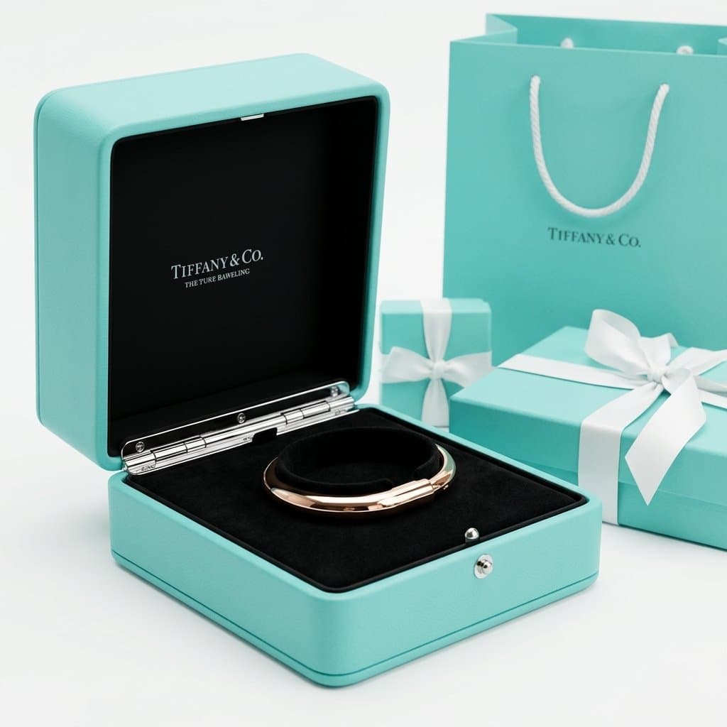 Браслет Tiffany Lock в розовом, желтом и белом золоте — фото 5