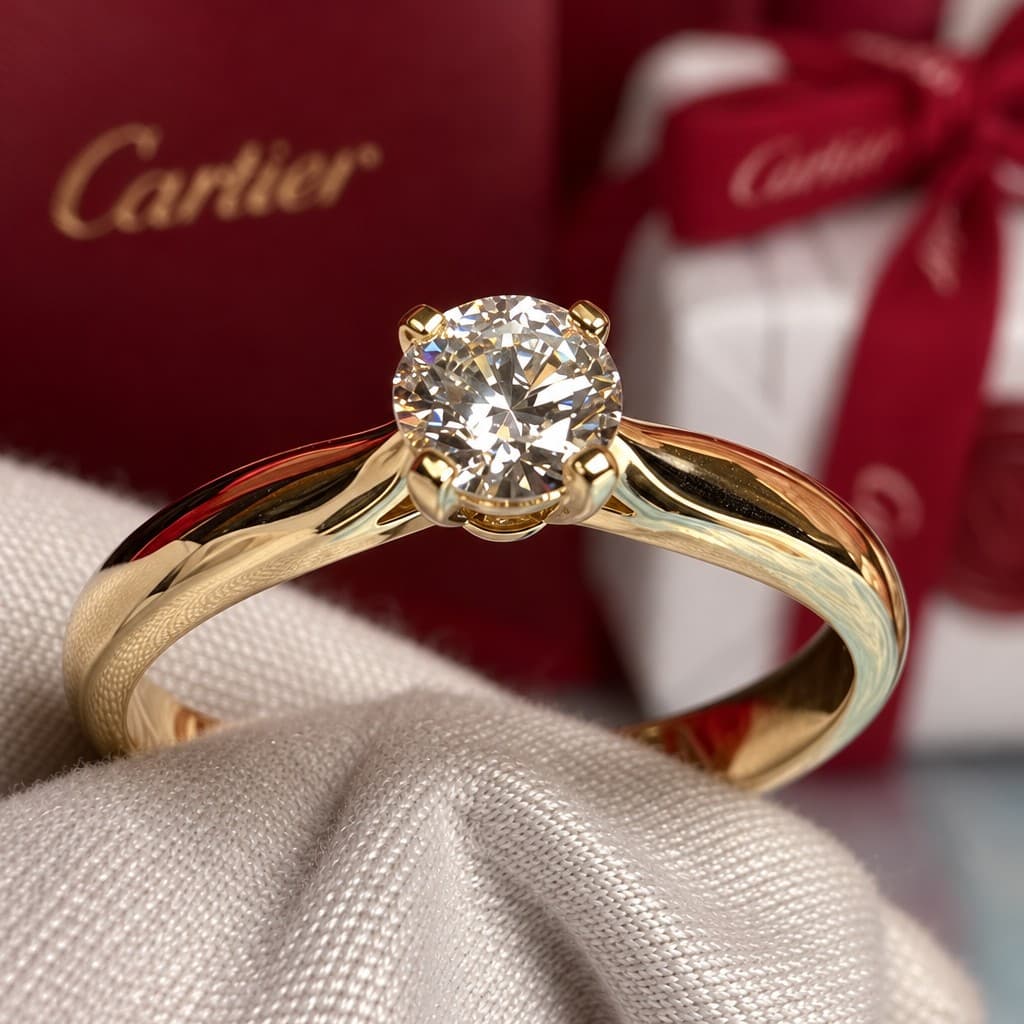 Cartier Кольцо Cartier с 1 камнем 0,33 ct