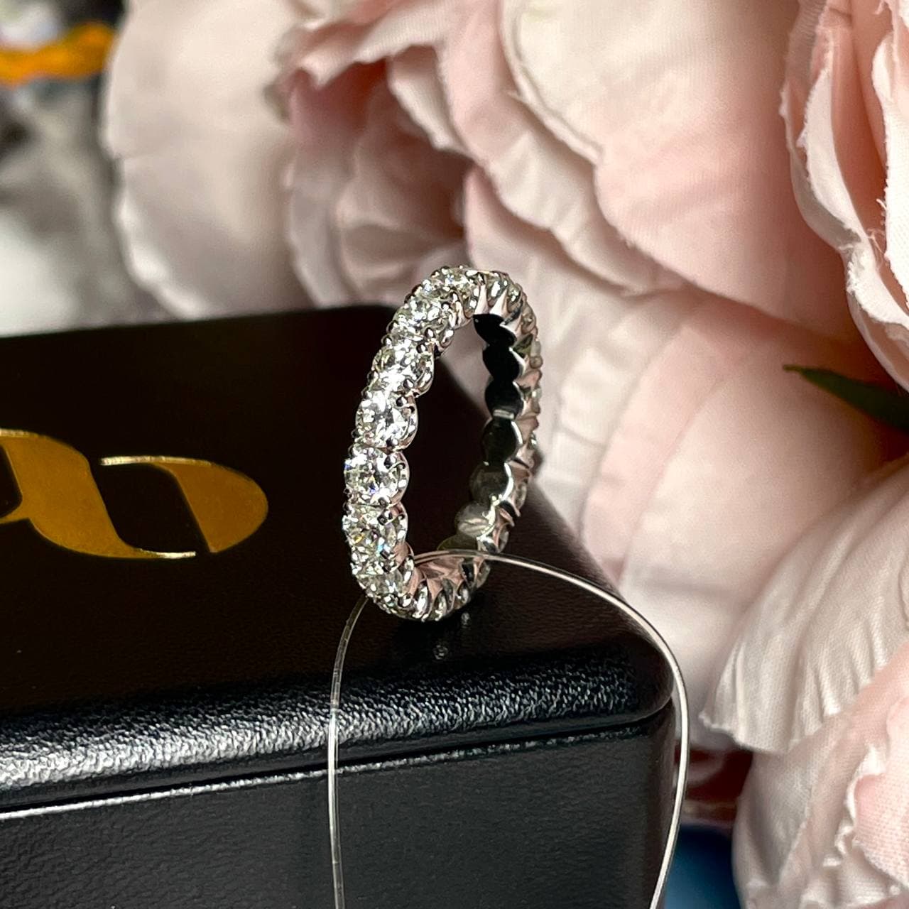 Кольцо Альянс 2,72ct (белое золото 585)
