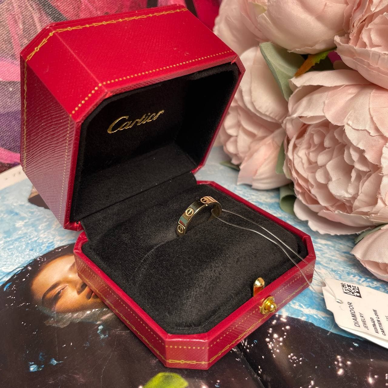 Кольцо Cartier Love узкая модель без бриллиантов (желтое золото 585) — фото 4