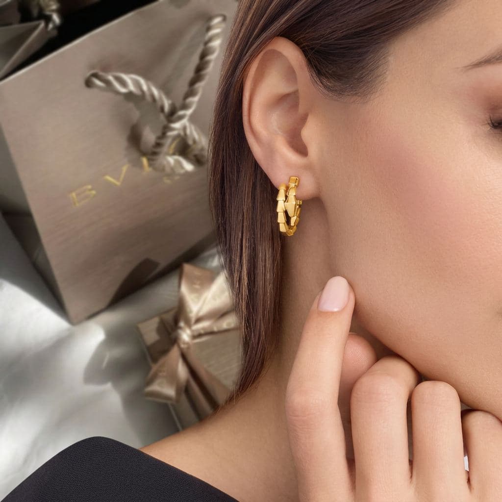 Серьги Bulgari Serpenti Viper