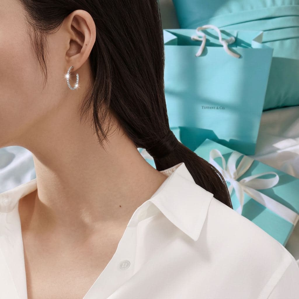 Tiffany Metro — серьги-кольца