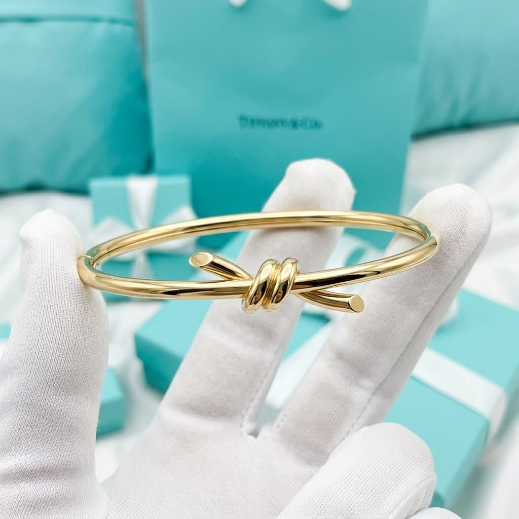 Браслет Tiffany Knot из розового или желтого золота — фото 2