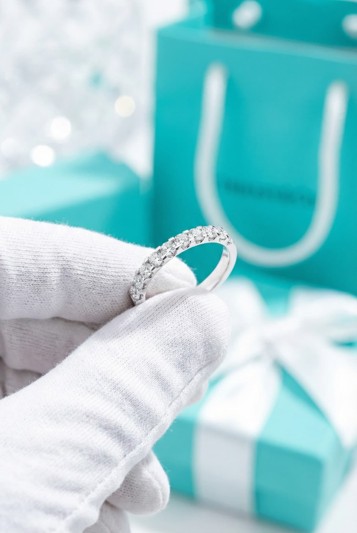 Обручальные кольца Tiffany & Co с бриллиантами