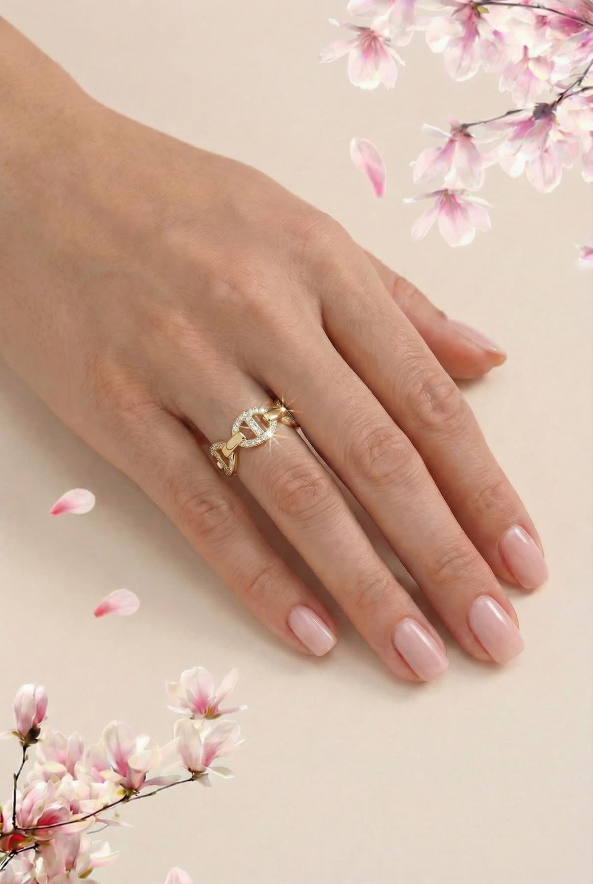DIAMDOR Золотое кольцо с бриллиантами 0,58ct