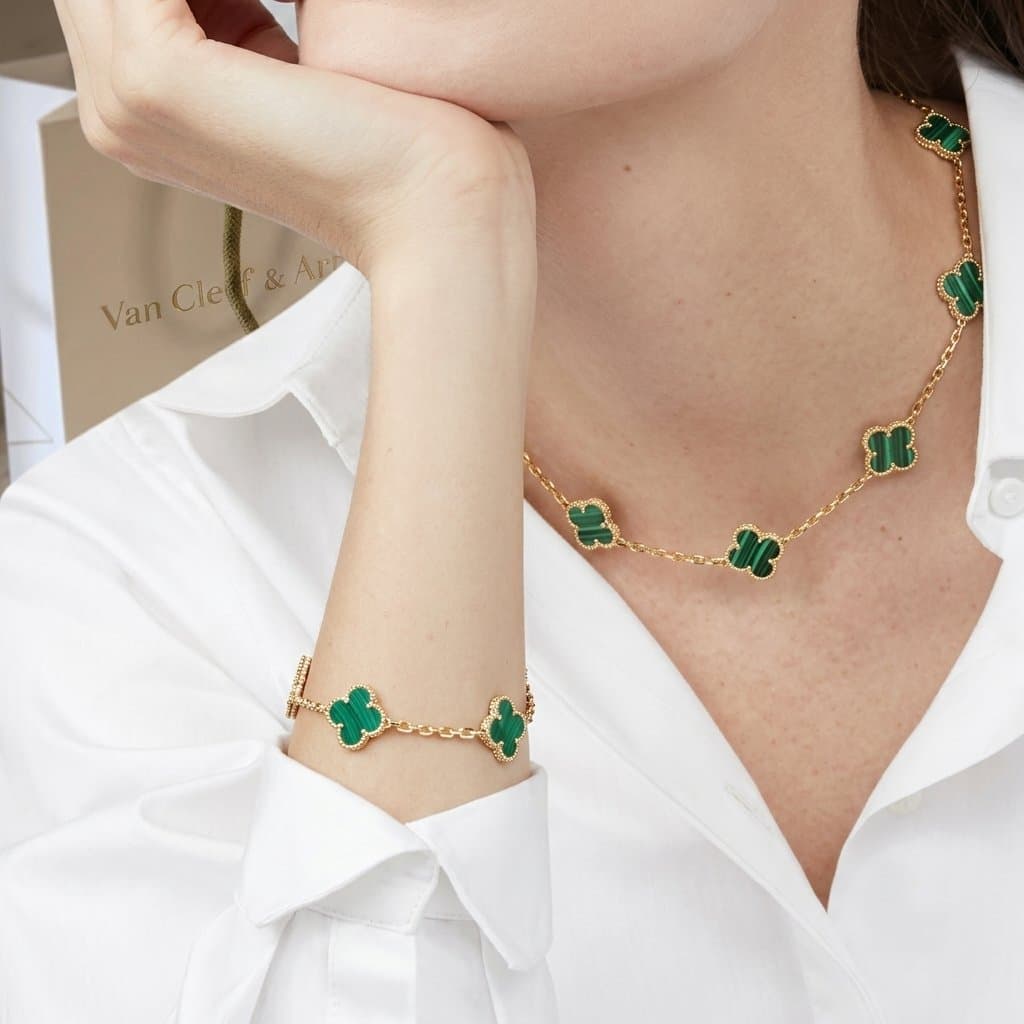 Браслет Van Cleef & Arpels Vintage Alhambra, 5 мотивов — фото 2