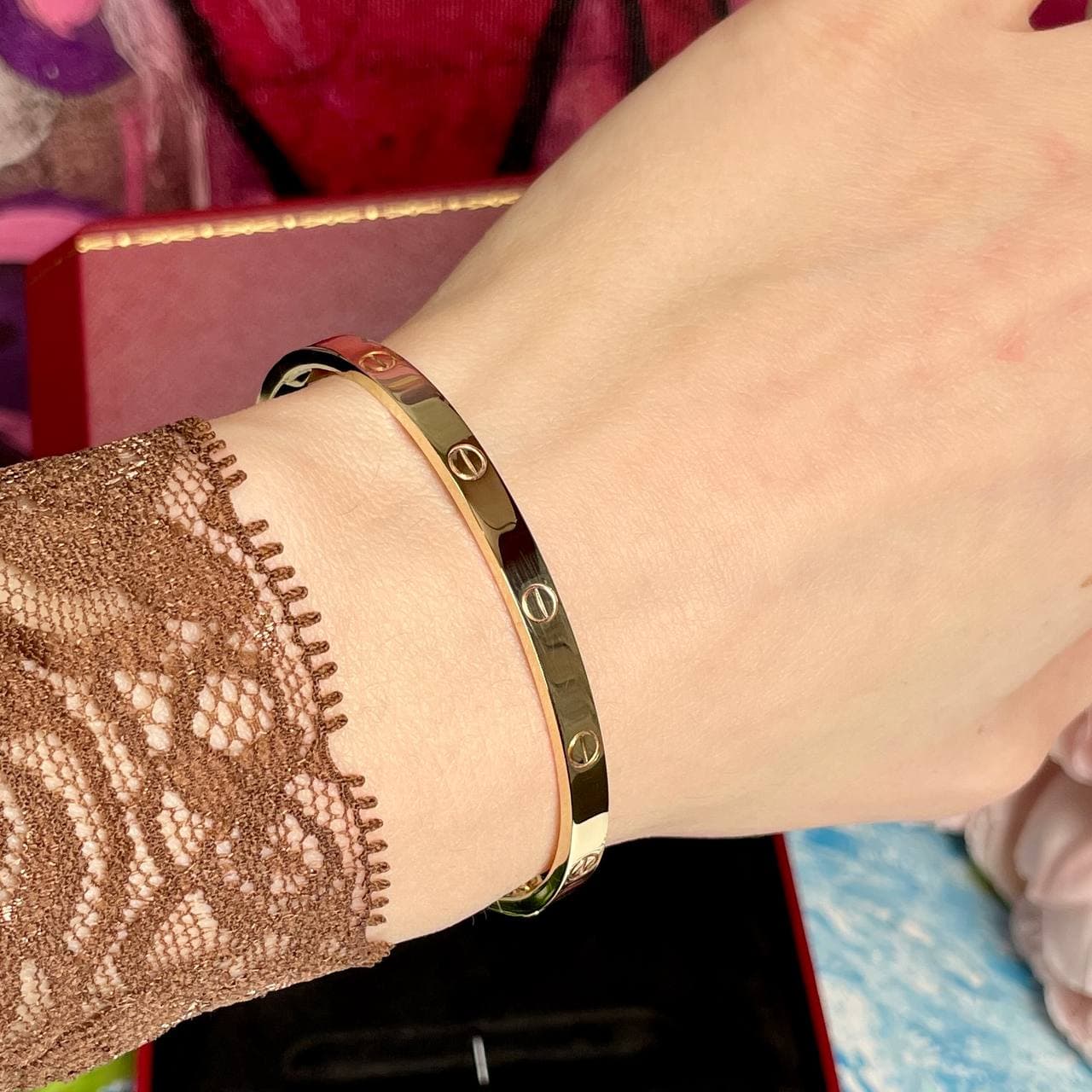 Cartier NEW Браслет Cartier Love средняя модель без бриллиантов (желтое золото 585)