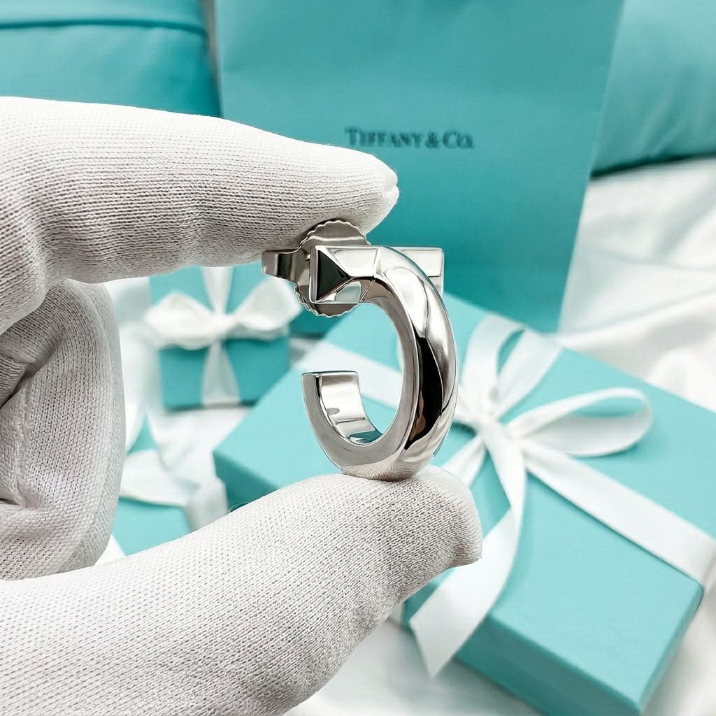 Серьги-кольца Tiffany T1 — фото 3