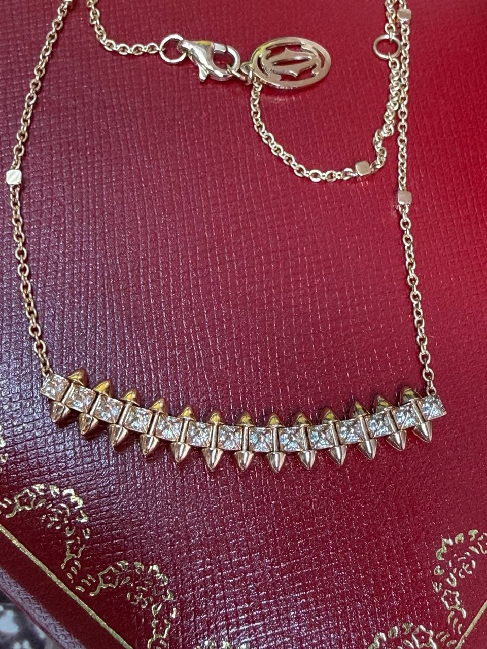 Подвеска Clash de Cartier с бриллиантами ( розовое золото 750) — фото 4