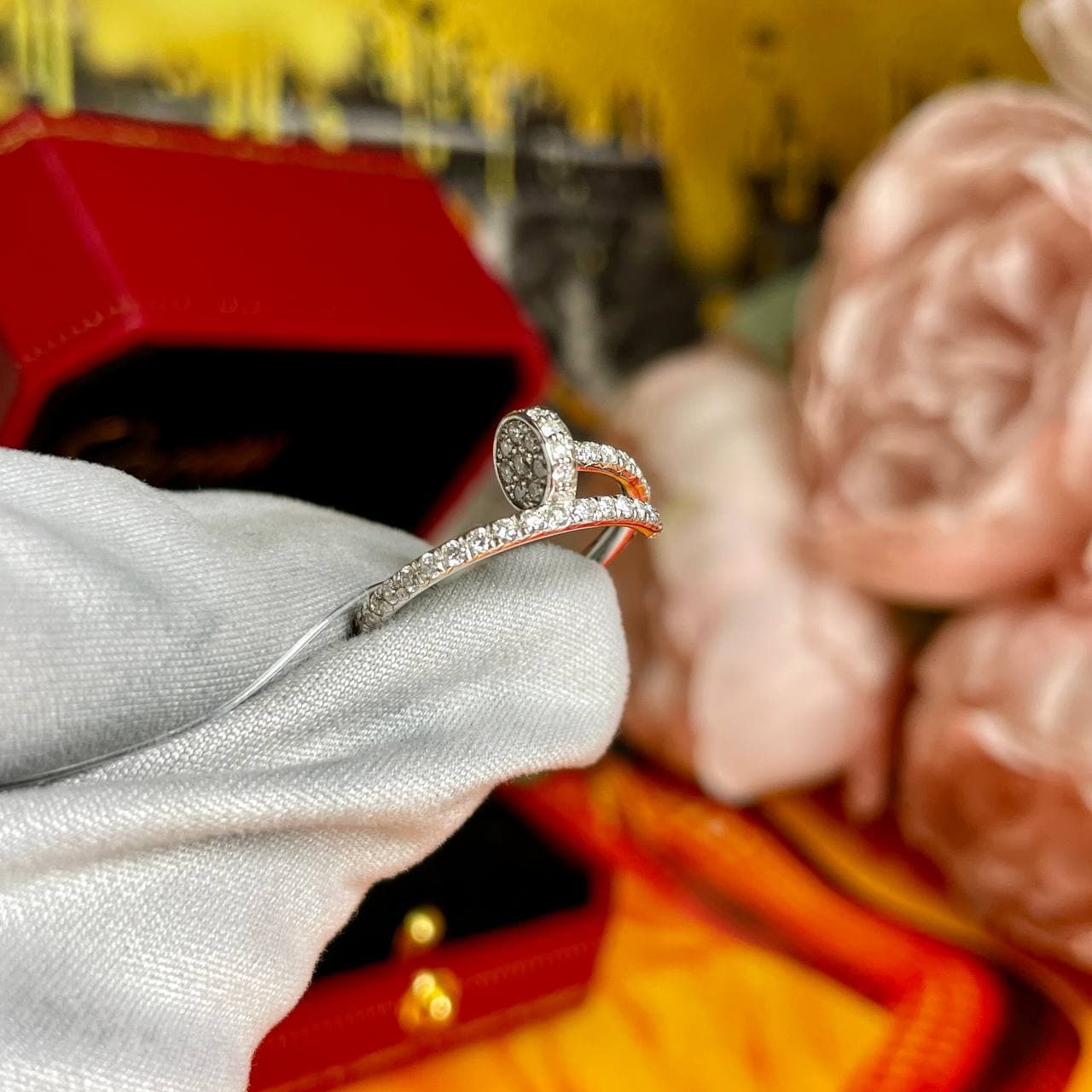 Кольцо Cartier Love уменьшенная модель WB (желтое золото 585) — фото 5