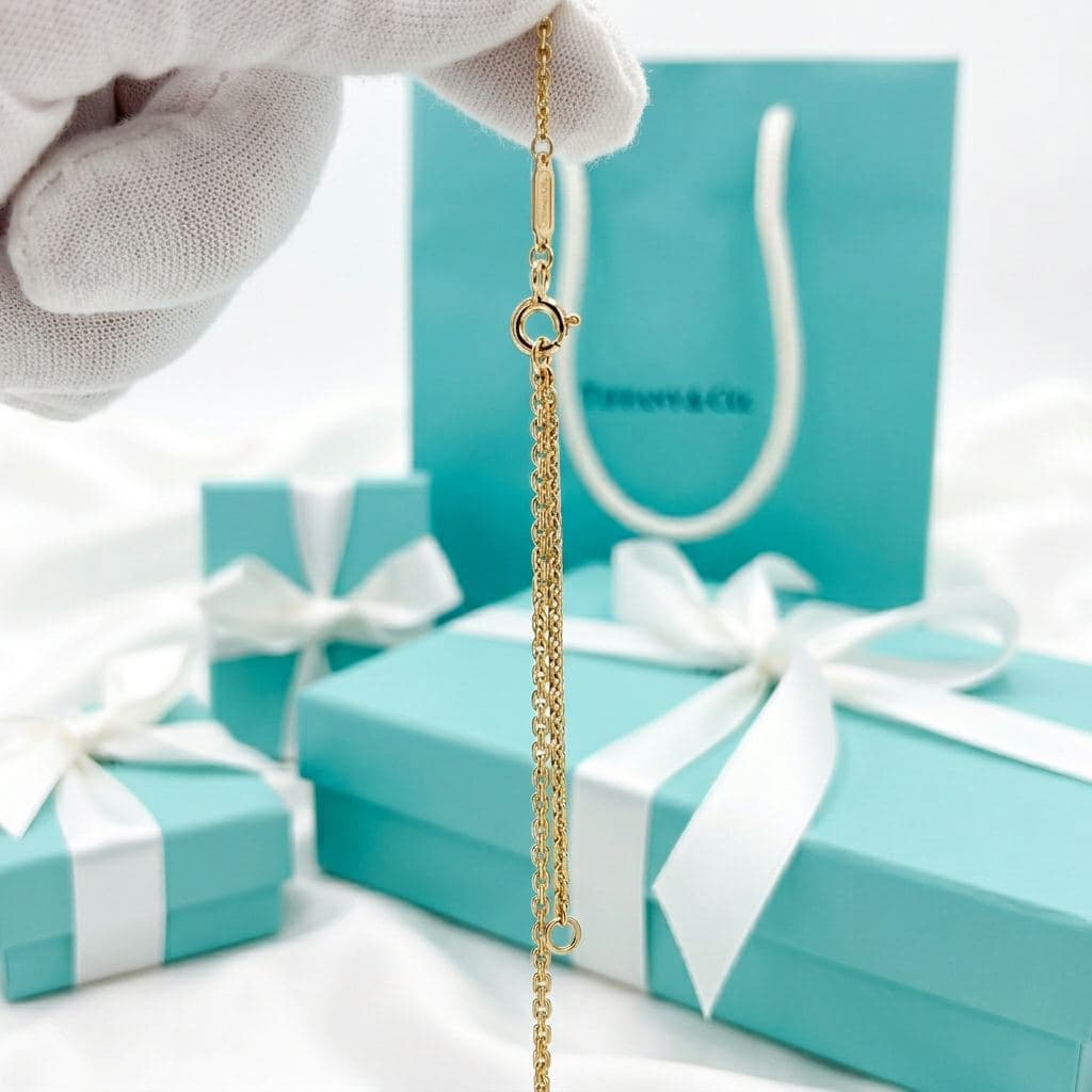 Tiffany HardWear — подвеска Double Link с бриллиантами — фото 3