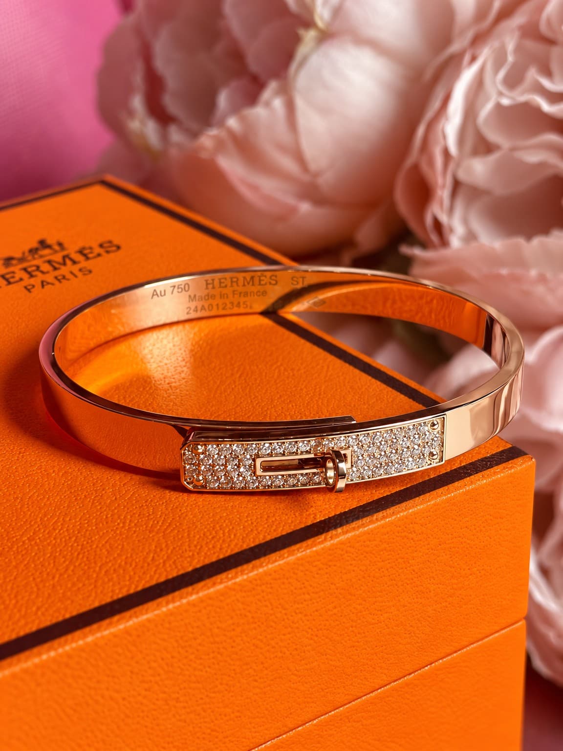 Браслет HERMES с бриллиантами 0,36ct — фото 6
