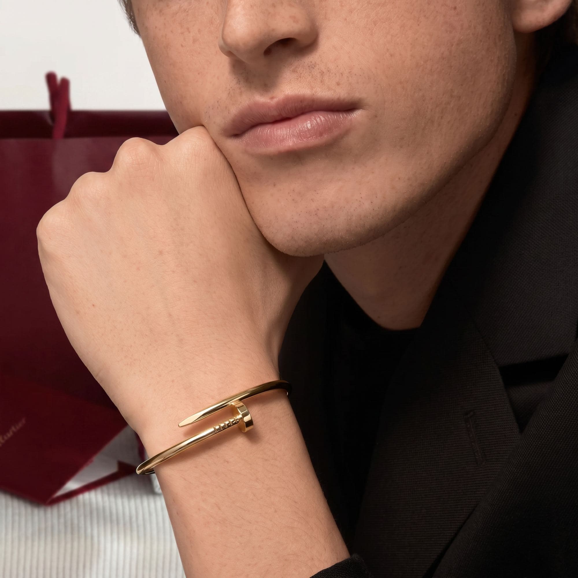 Золотой браслет Cartier Juste un Clou (гвоздь), классическая модель — фото 3