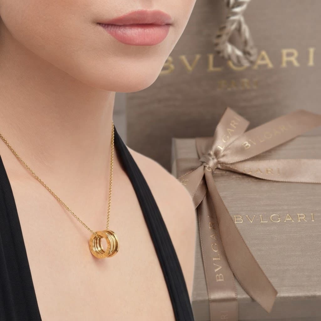 Колье B.zero1 Bulgari из розового золота — фото 4