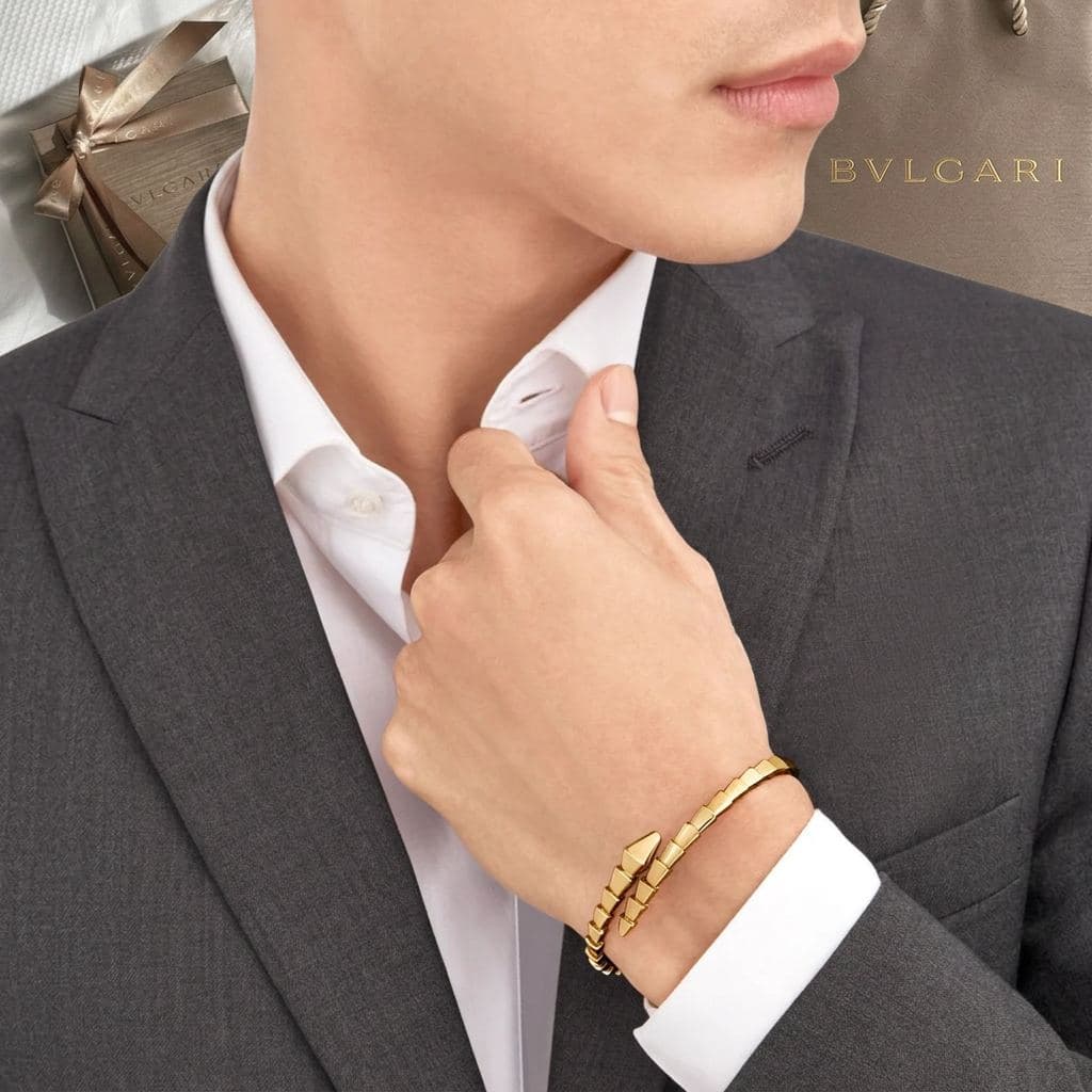 Bvlgari Serpenti Viper браслет из желтого золота — фото 5