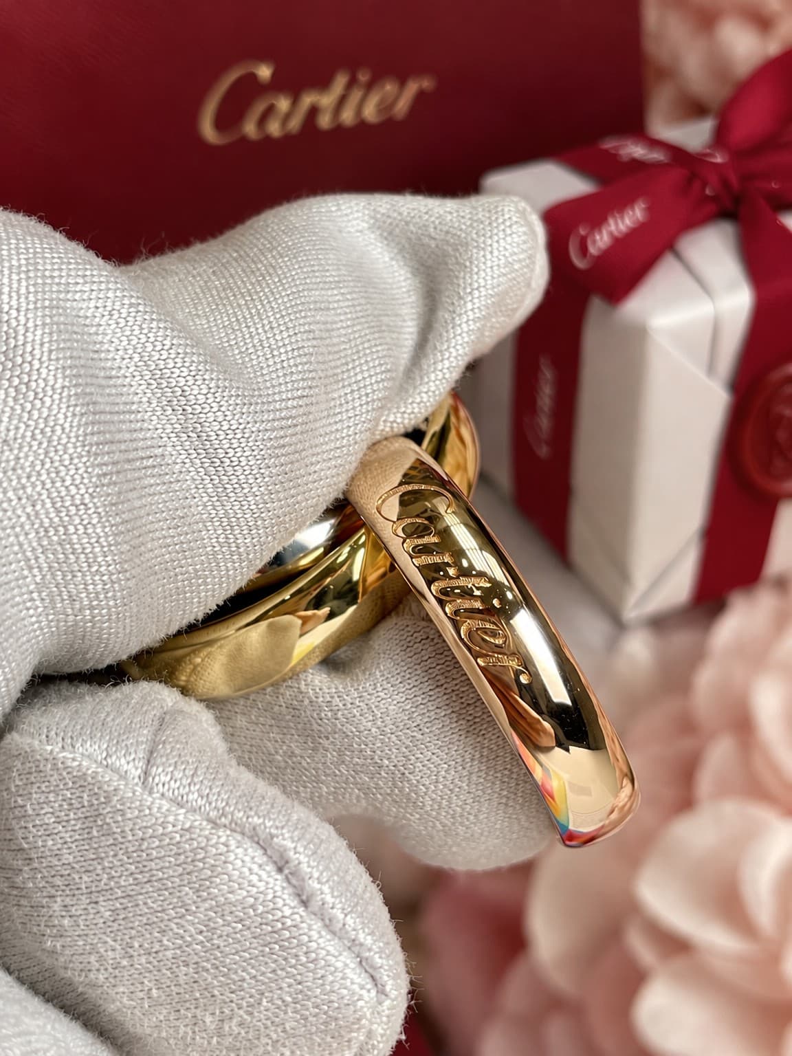Кольцо Cartier Trinity Large model 4,4 мм — фото 3