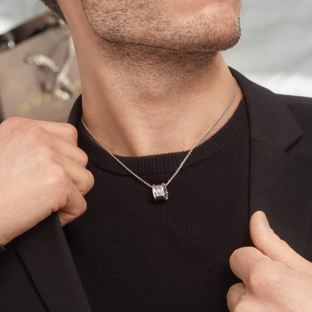 Колье B.zero1 Bulgari из розового золота — фото 5