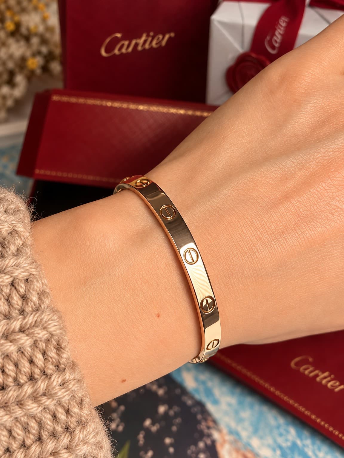 Браслет Cartier Love без бриллиантов — фото 2