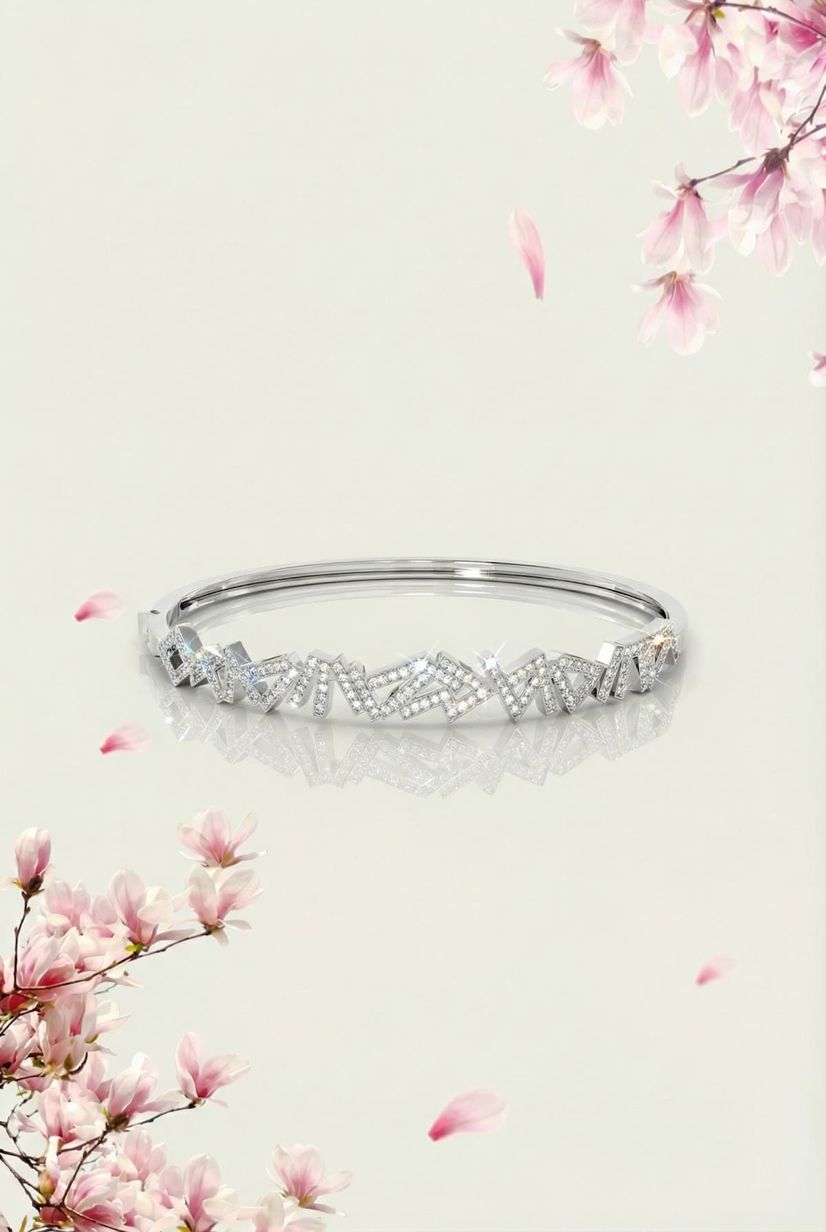 Золотой браслет с бриллиантами 0,26ct