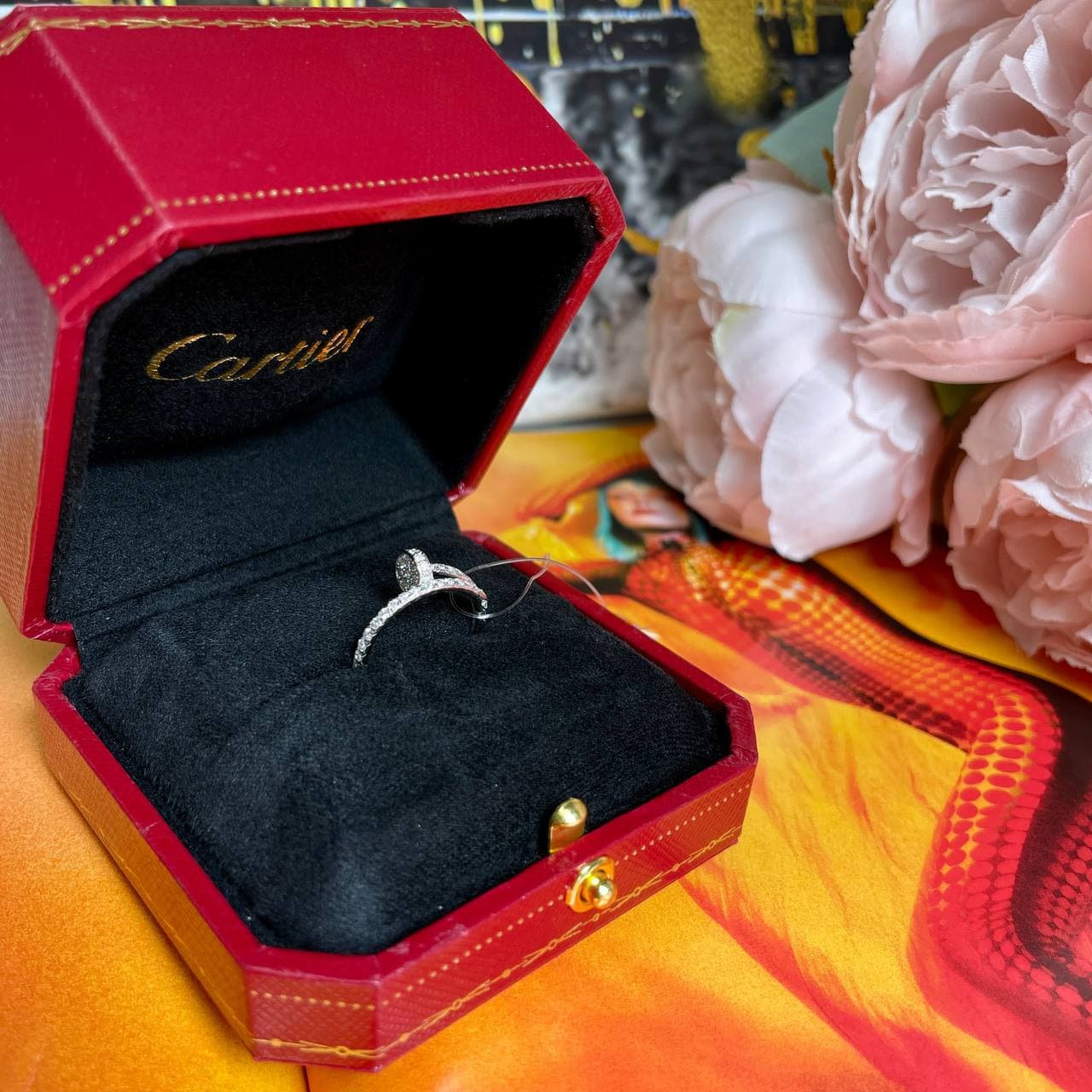 Кольцо Cartier Love уменьшенная модель WB (желтое золото 585) — фото 7