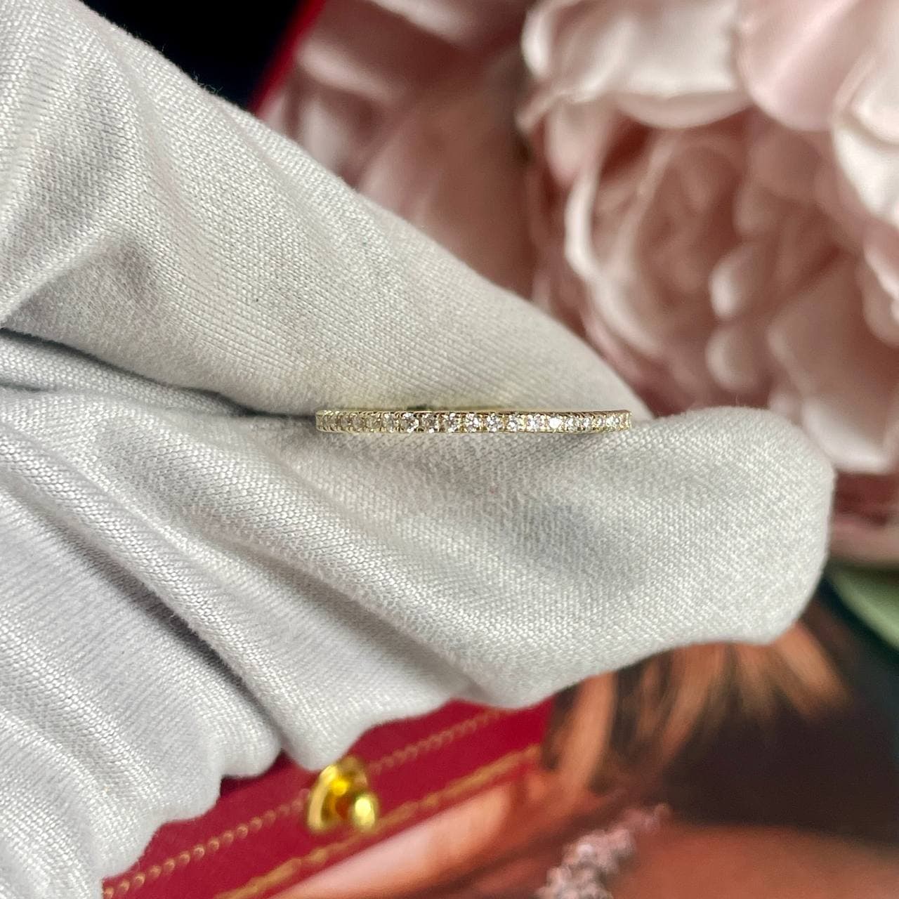 Кольцо Cartier Etincelle с бриллиантами 0,22ct 1,55mm (желтое золото 585), Жёлтое золото