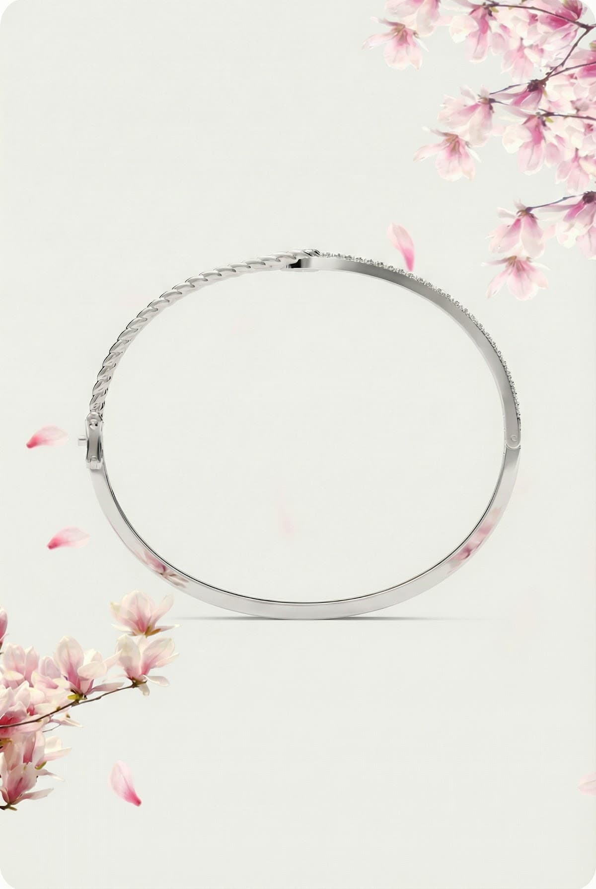 Золотой браслет с бриллиантами 0,66ct