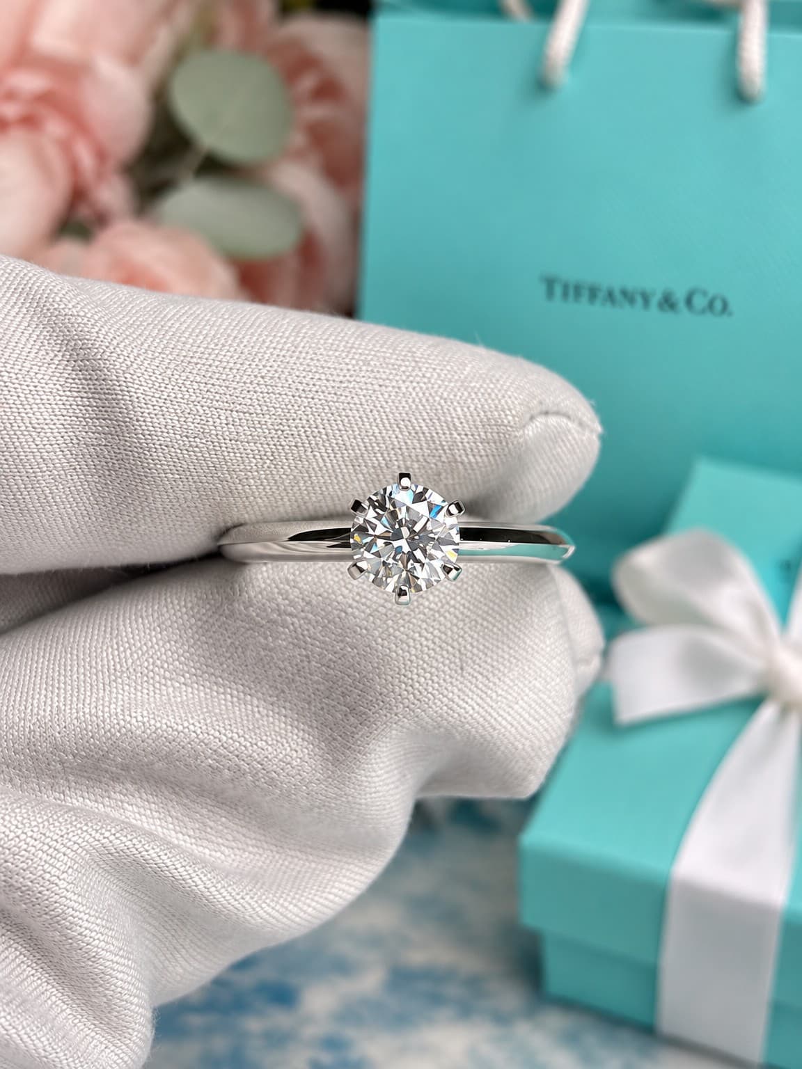 Кольцо Tiffany 0,53 ct — фото 6