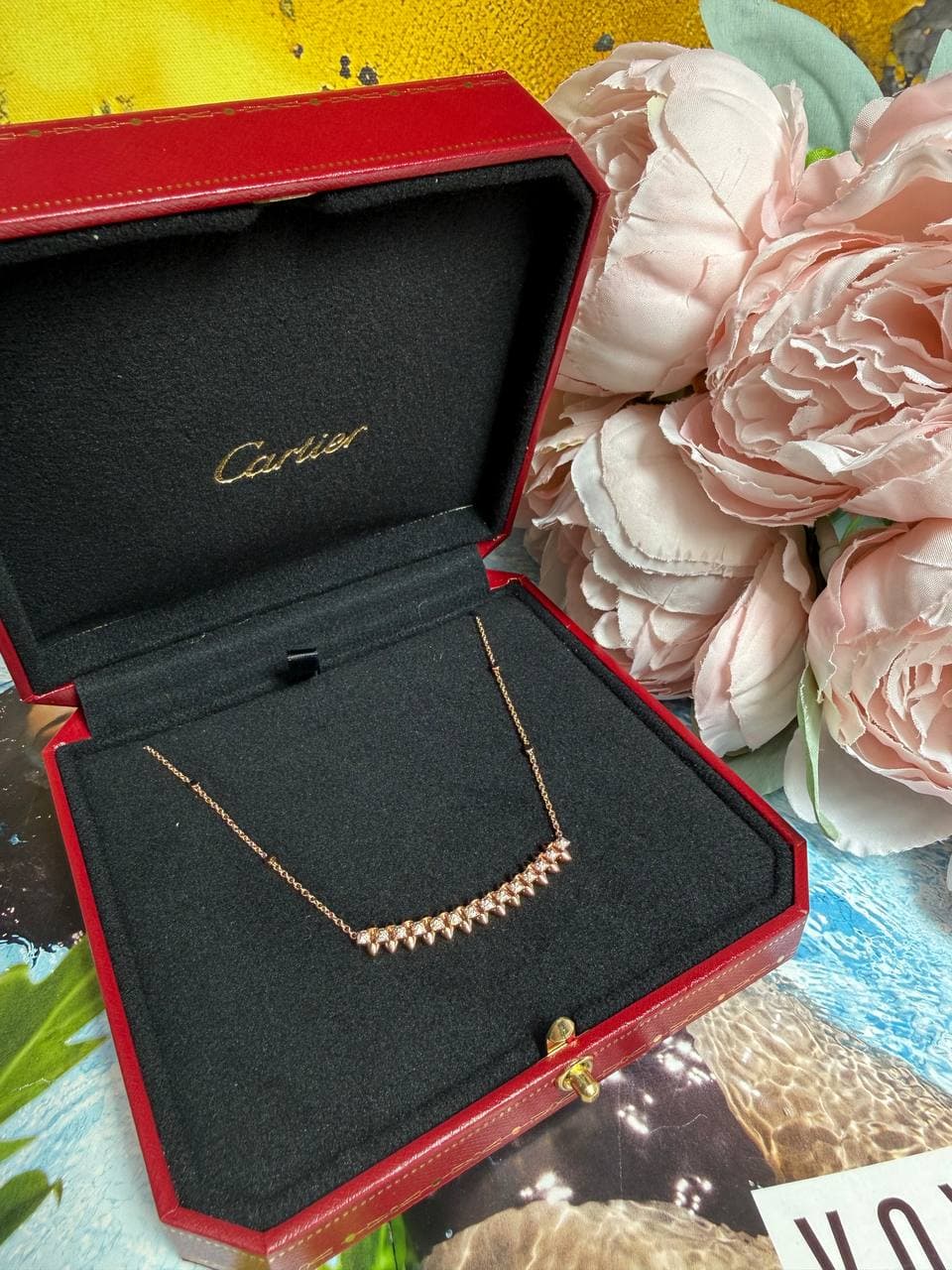 Cartier Подвеска Clash de Cartier с бриллиантами ( розовое золото 750)
