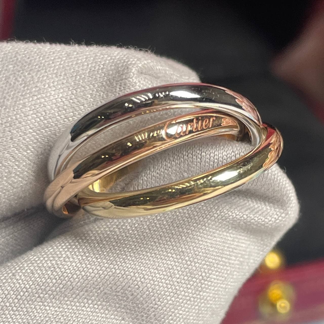 Cartier Кольцо Cartier Trinity Small model без бриллиантов (золото 585)