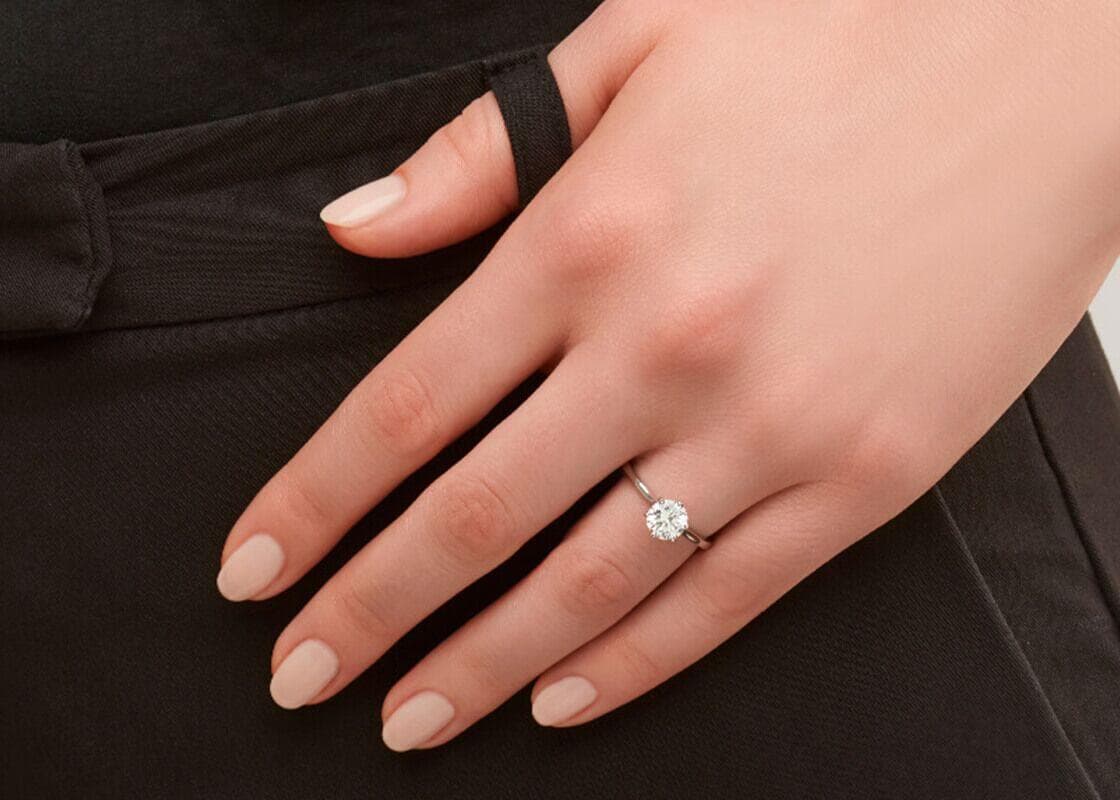 Золотое помолвочное кольцо — фото 4