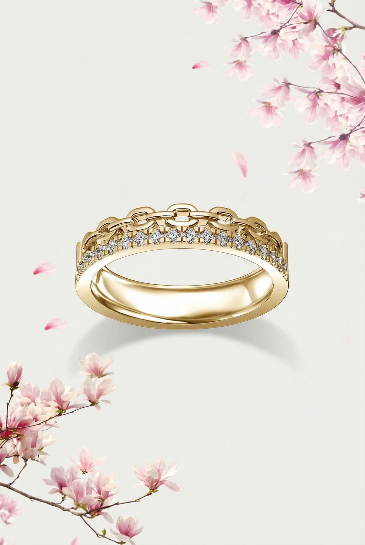 DIAMDOR Золотое кольцо с бриллиантами 0,22ct
