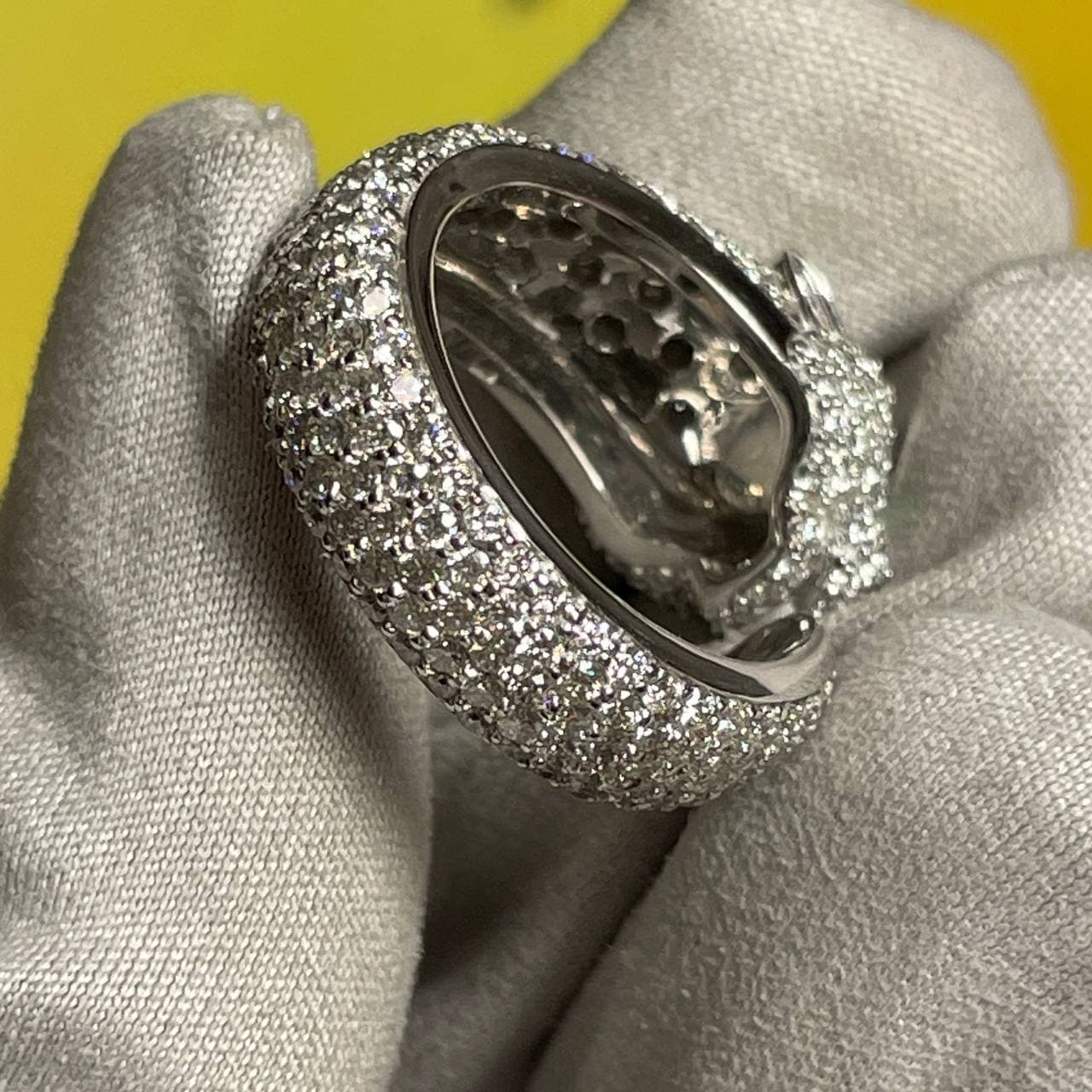 Кольцо Cartier Panthere Pave 3,02 ct (белое золото 585) — фото 7