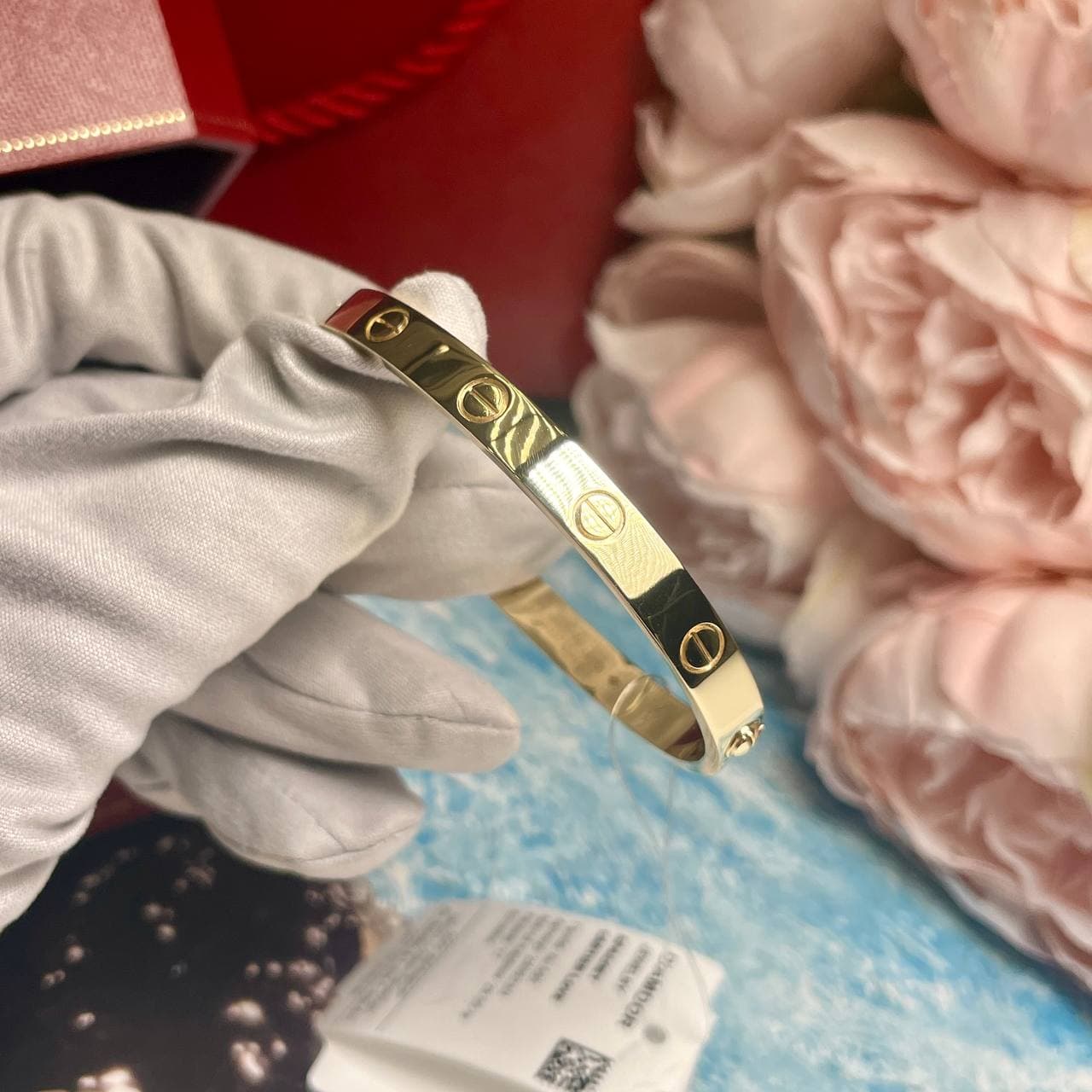 Браслет Cartier Love без бриллиантов (желтое золото 585)