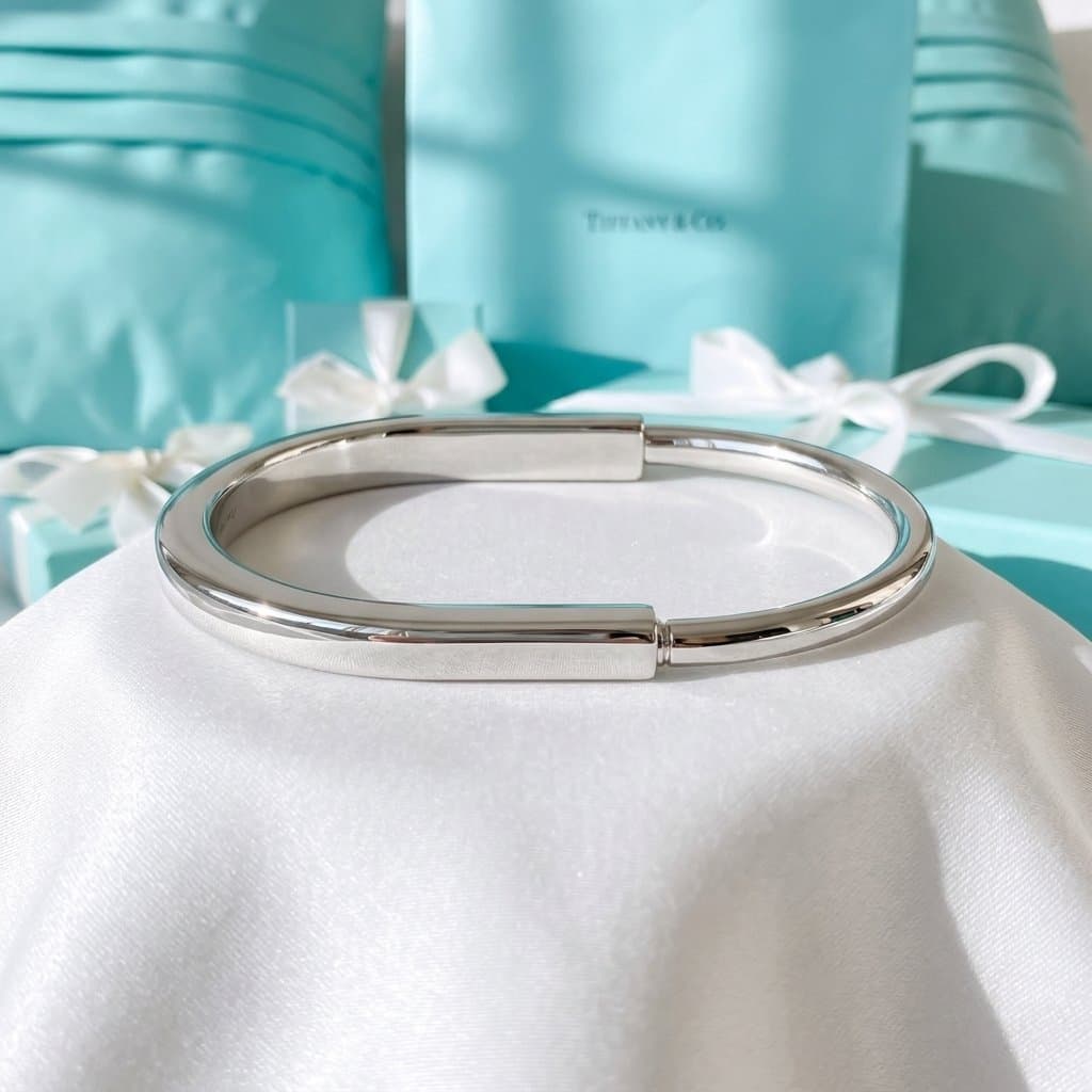 Браслет Tiffany Lock в розовом, желтом и белом золоте — фото 3