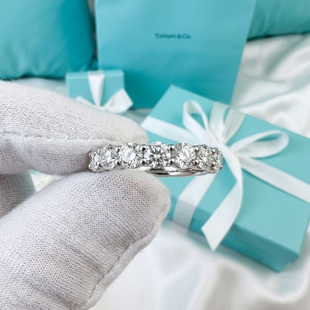 Кольцо Tiffany Forever из платины с бриллиантами, 3.5 мм — фото 2