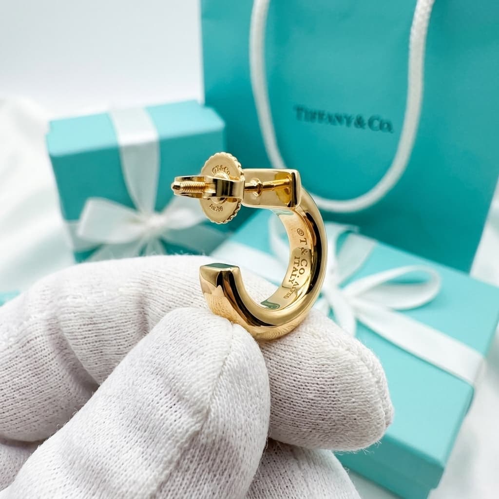 Серьги-кольца Tiffany T1 — фото 2