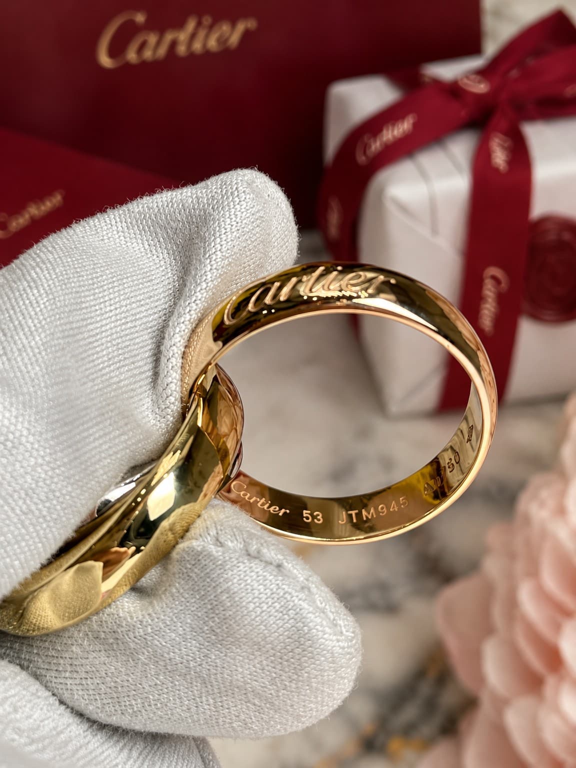 Кольцо Cartier Trinity Large model 4,4 мм — фото 2