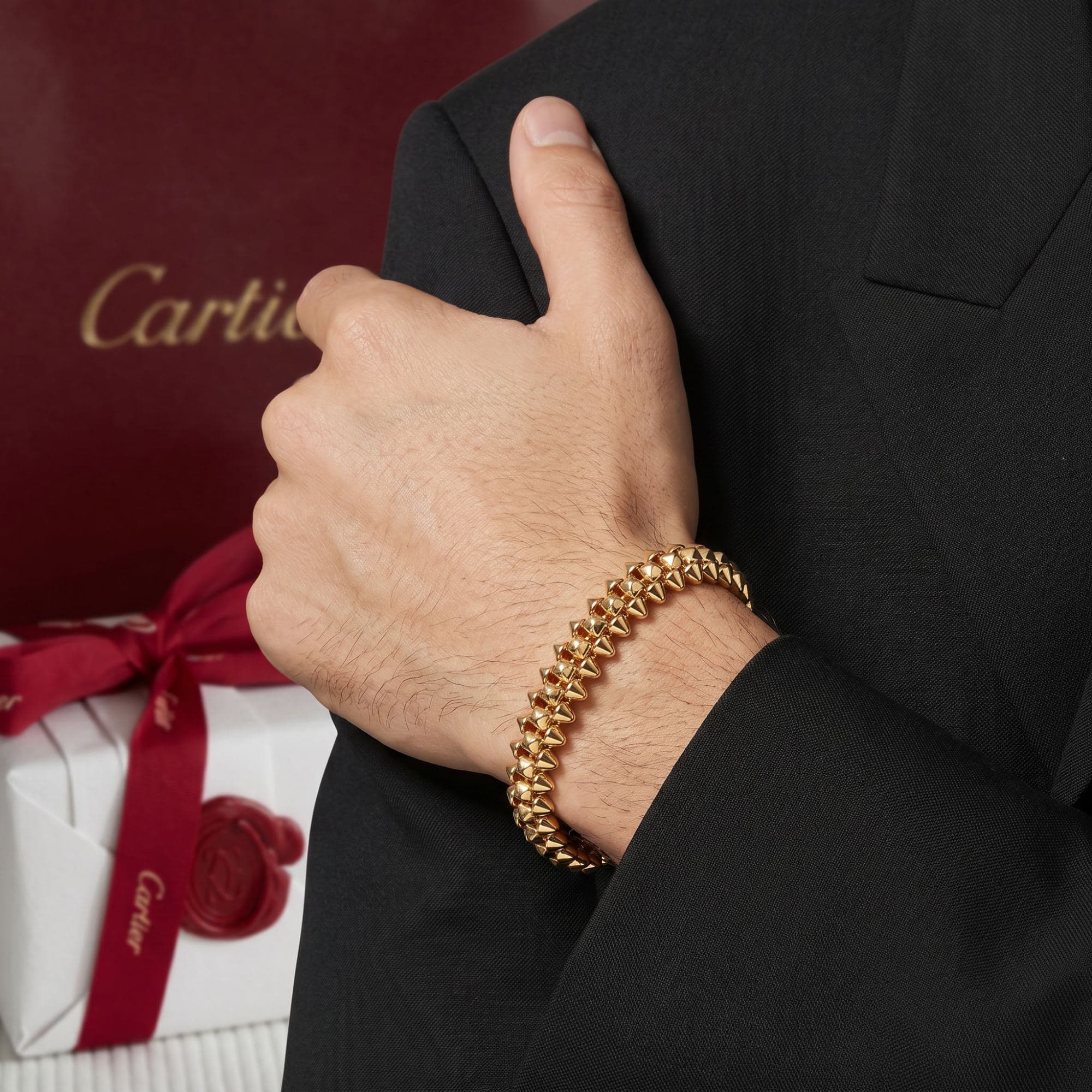 Золотой браслет Cartier Clash, средняя модель — фото 5