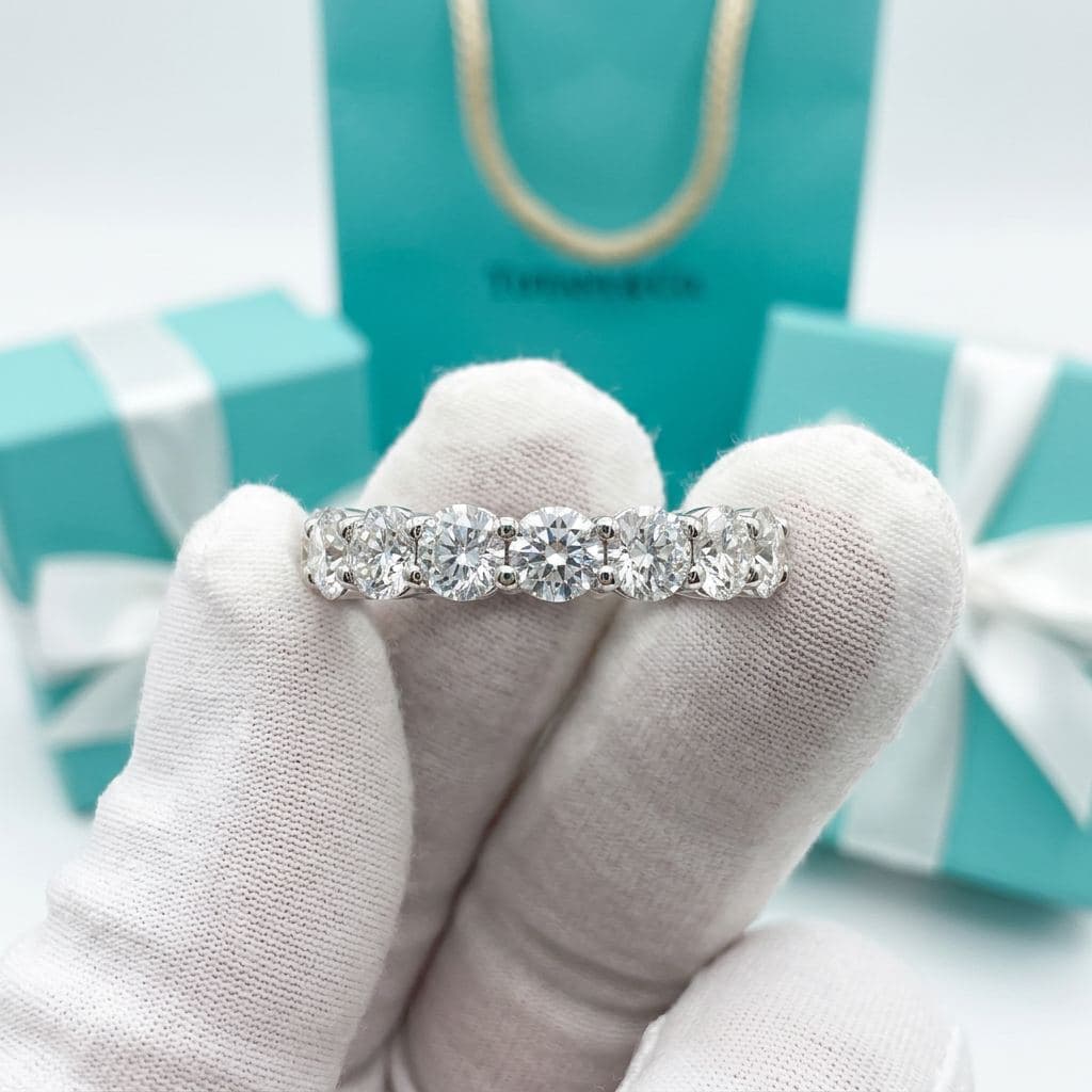 Кольцо Tiffany Forever из платины с бриллиантами, 3.7 мм
