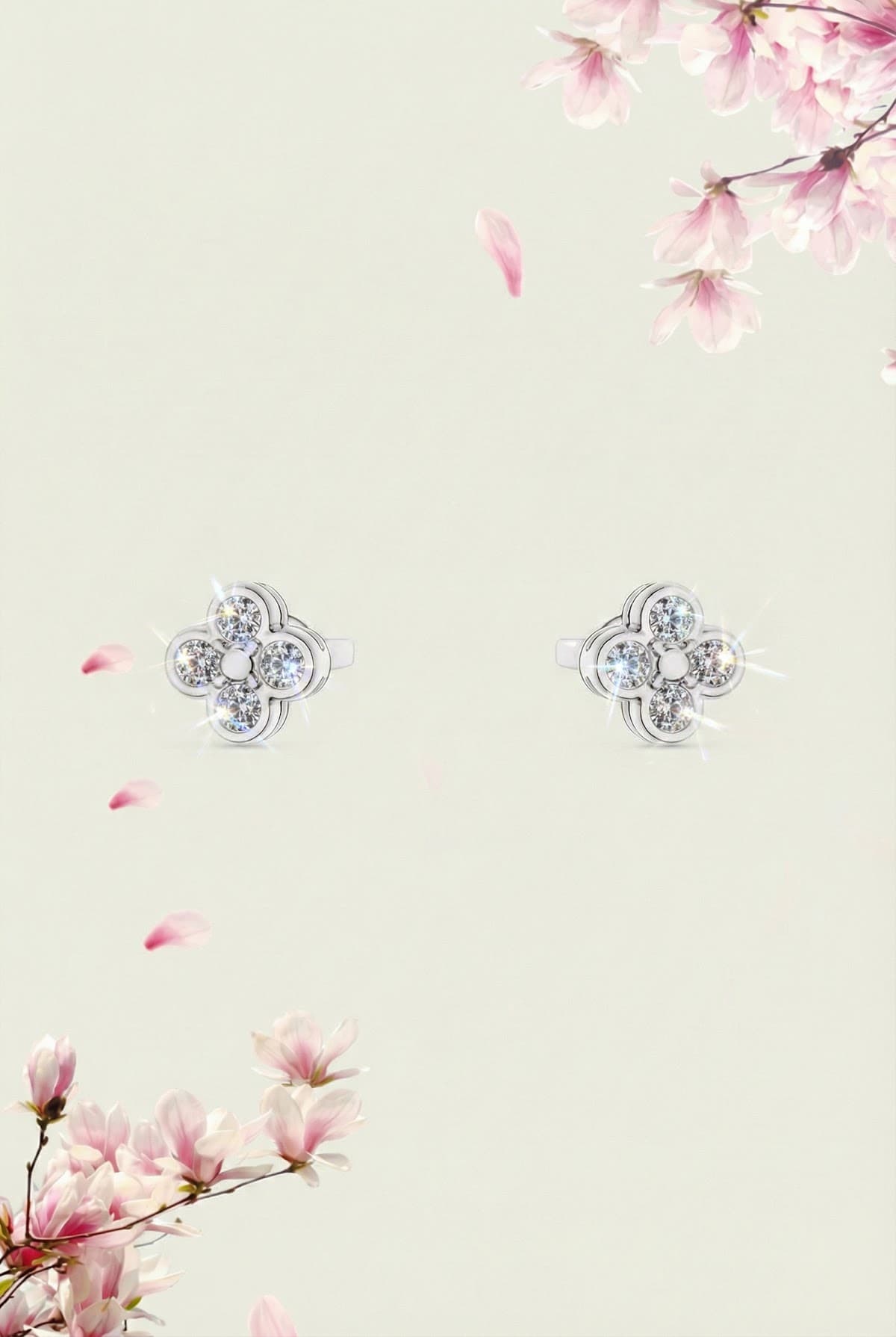 Золотые серьги с бриллиантами 0,309ct