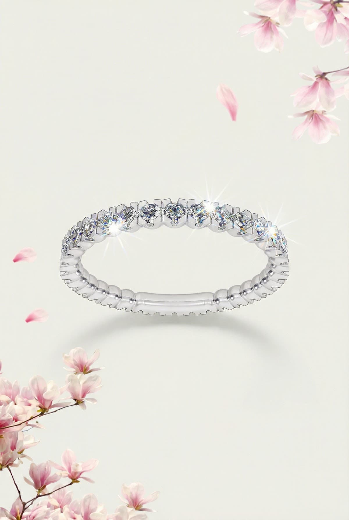 Золотое кольцо с бриллиантами 0,59ct, Золото